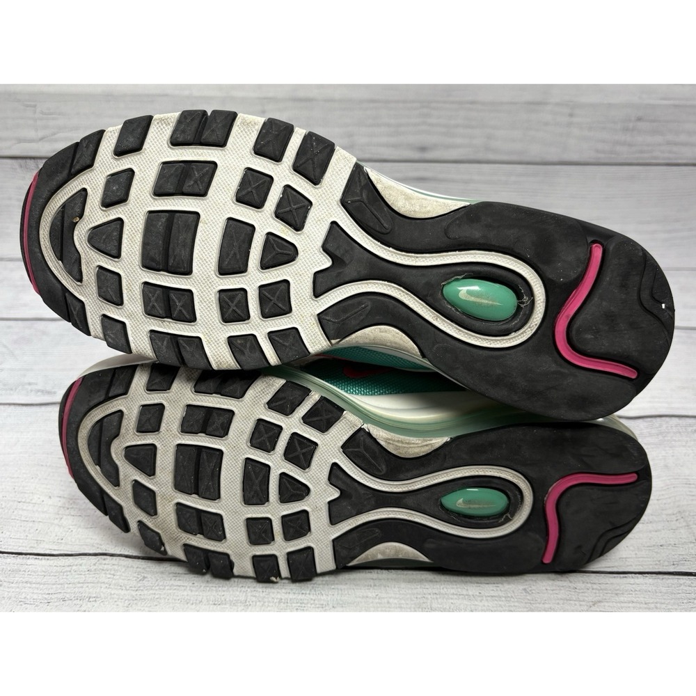 Nike Air Max 97 South Beach White Green Pink 921522-101 Women Sz 8.5 - Picture 6 of 8